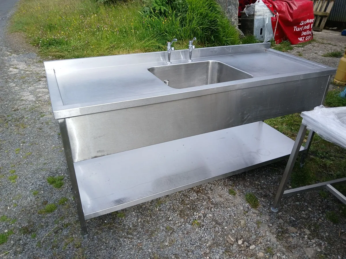 Staneless steel cabbinet sink unit complete - Image 4