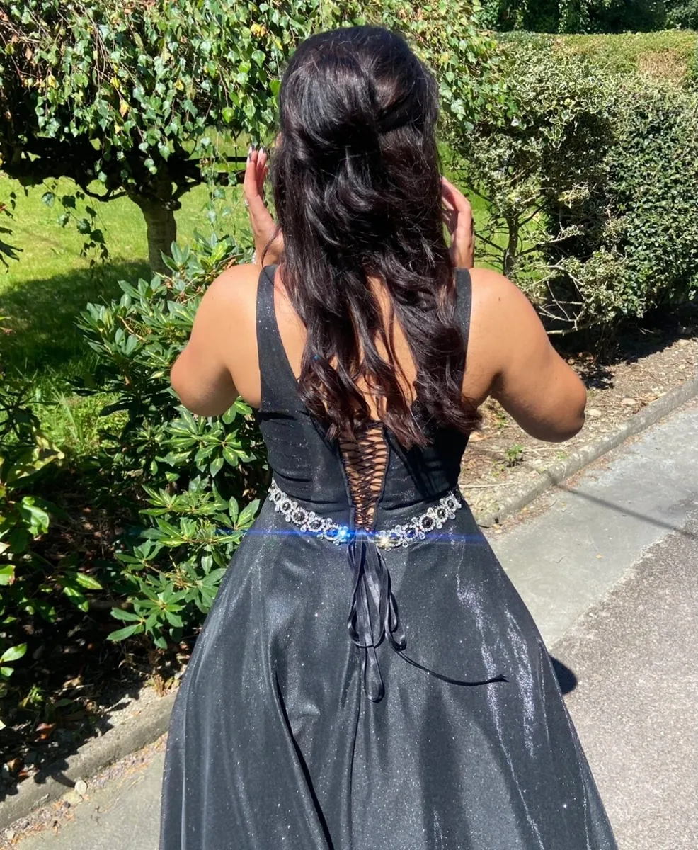 Black Debs Dress - Image 3