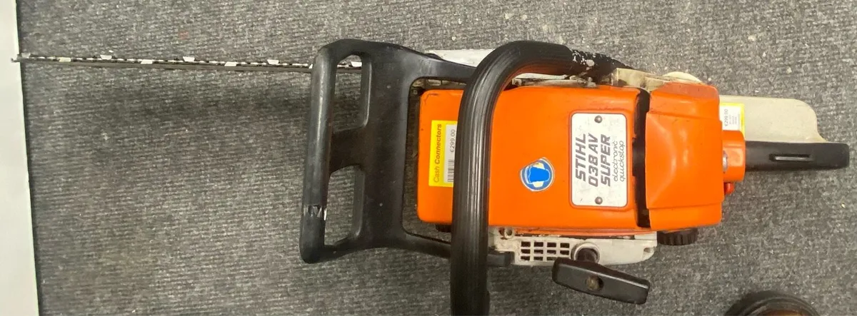 Stihl 038 AV Super (Electronic Quickstop) chainsaw - Image 2