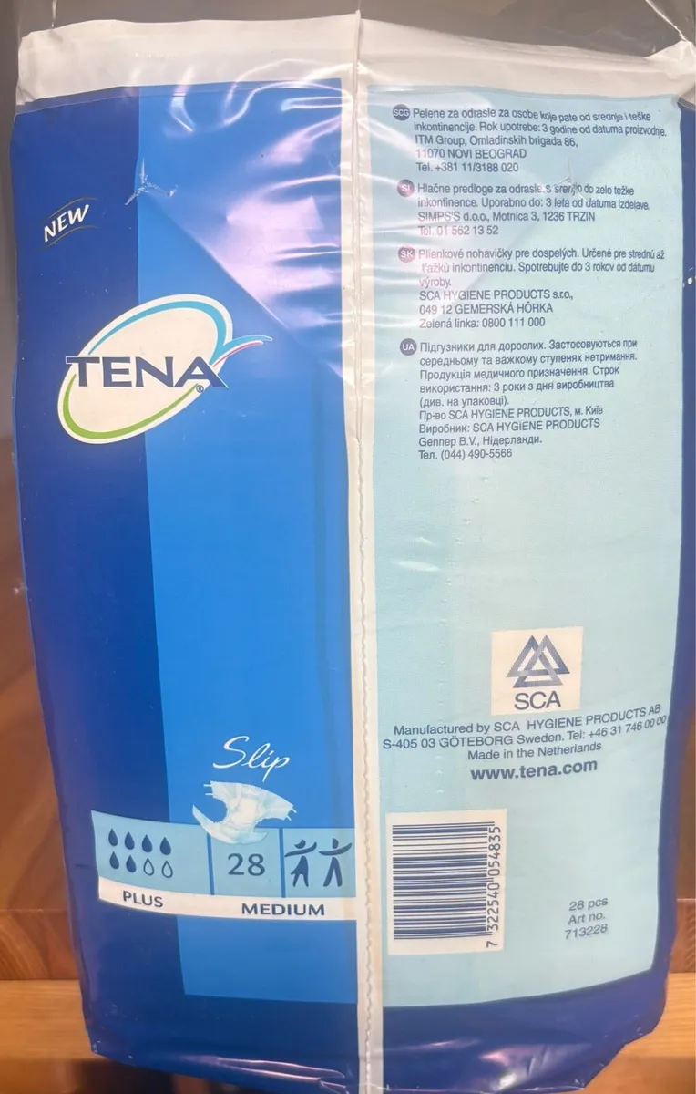 TENA Slip Plus Medium (28 Pack) x 3 - Image 2