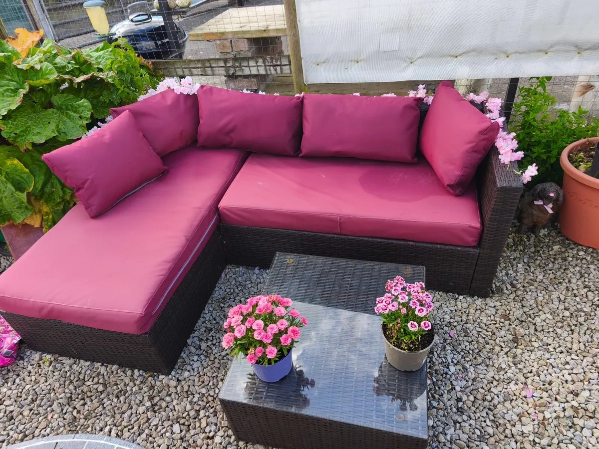 Garden rattan furniture sst. - Image 2