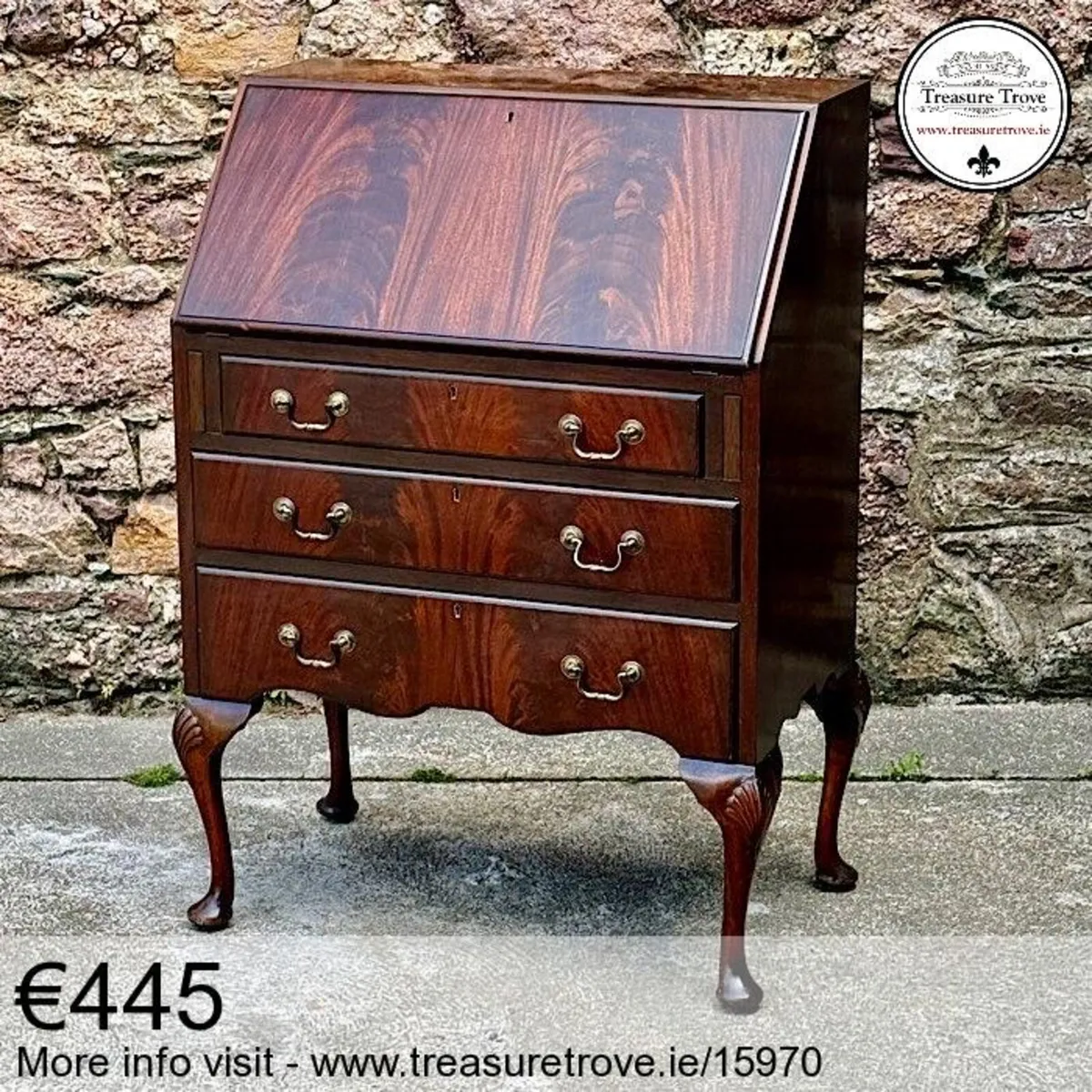 Antique and vintage writing bureau desks - Image 2
