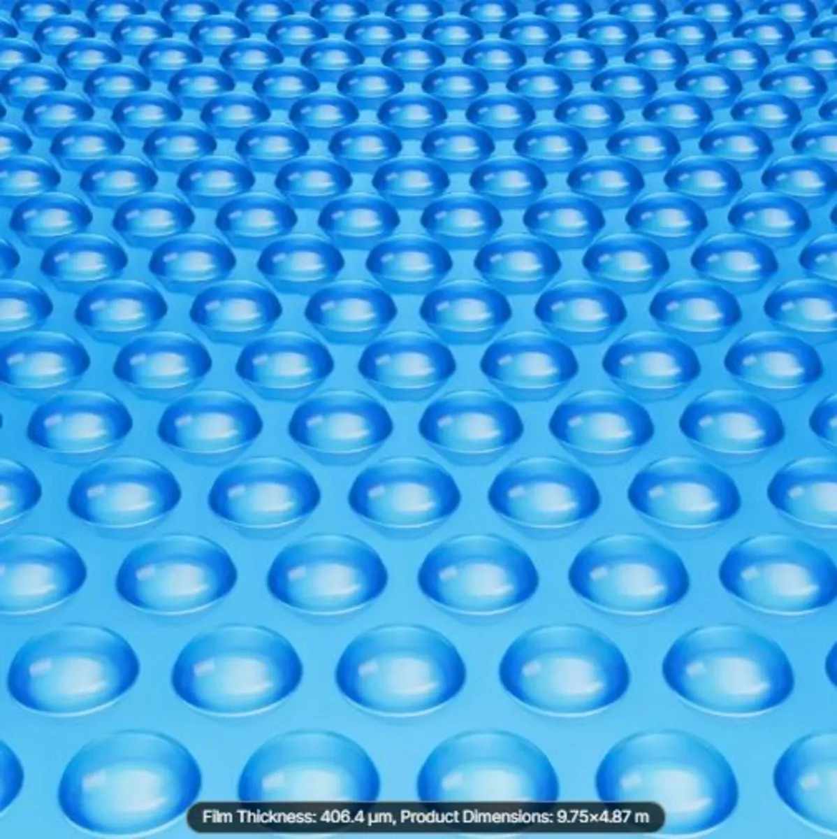 Solar Pool Cover, 32 x 16 ft Rectangle Solar Blank - Image 1