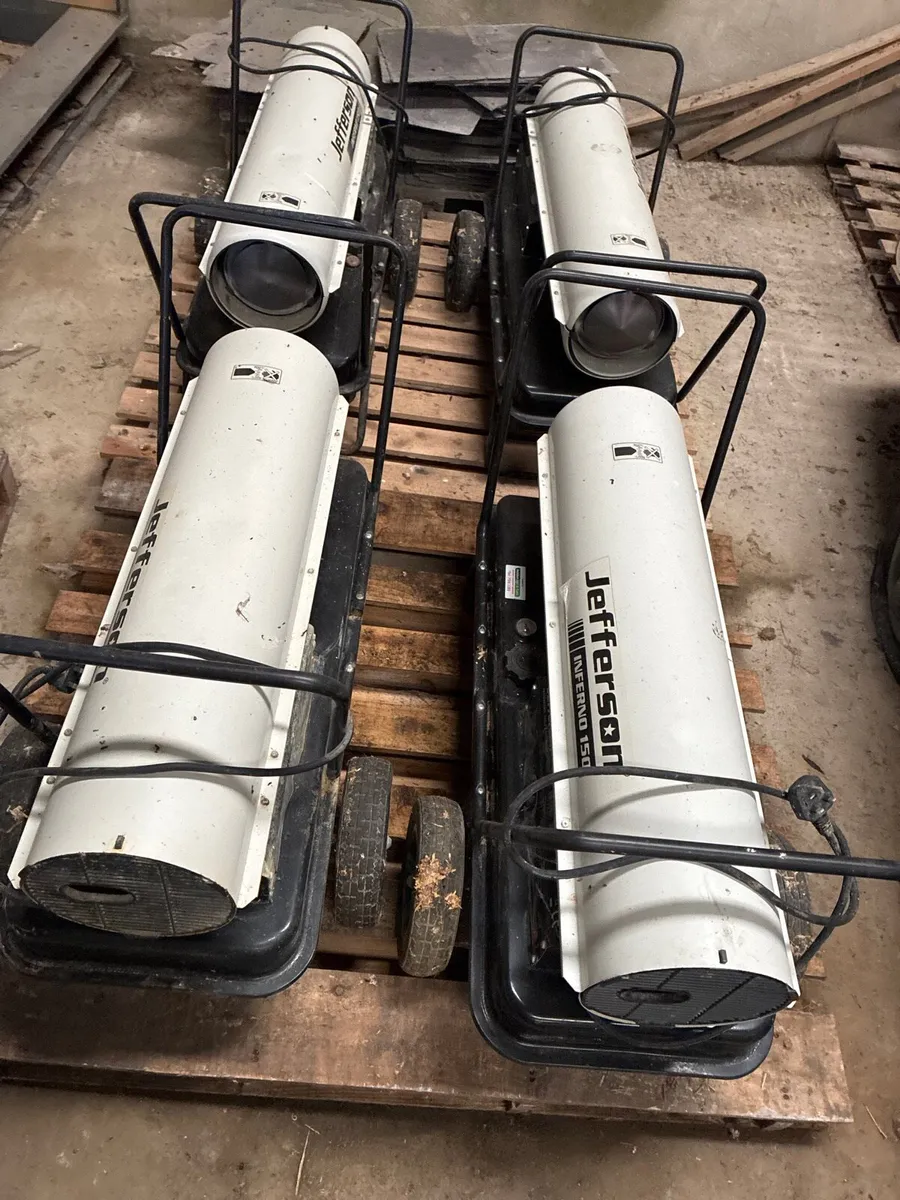 Jefferson 150 kw space heaters for sale - Image 1