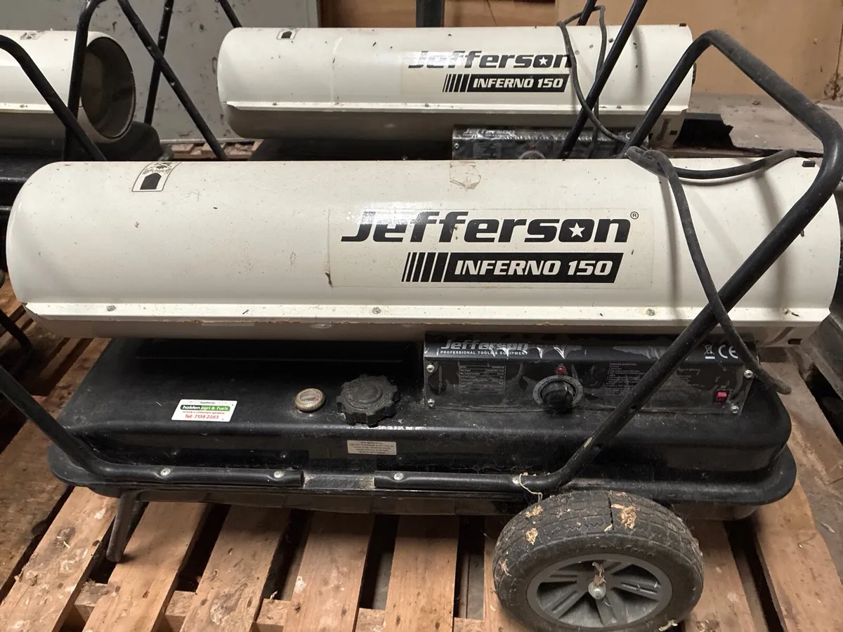 Jefferson 150 kw space heaters for sale - Image 2