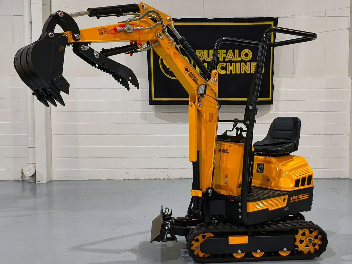 Buffalo Machines B-PRO 1000 Mini Digger Excavator - Image 4