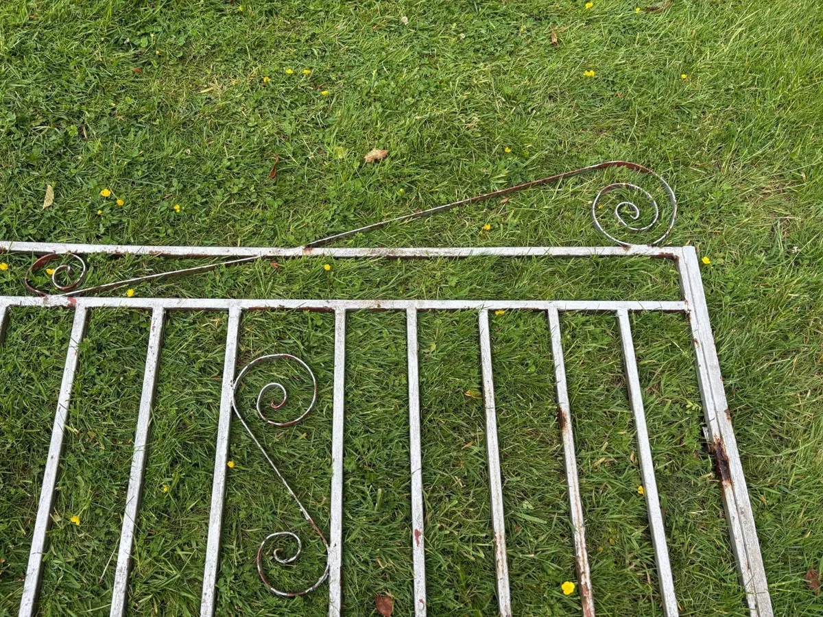 Metal garden gates x2 - Image 2