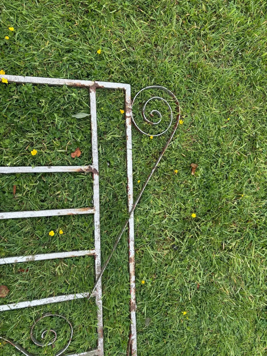 Metal garden gates x2 - Image 4