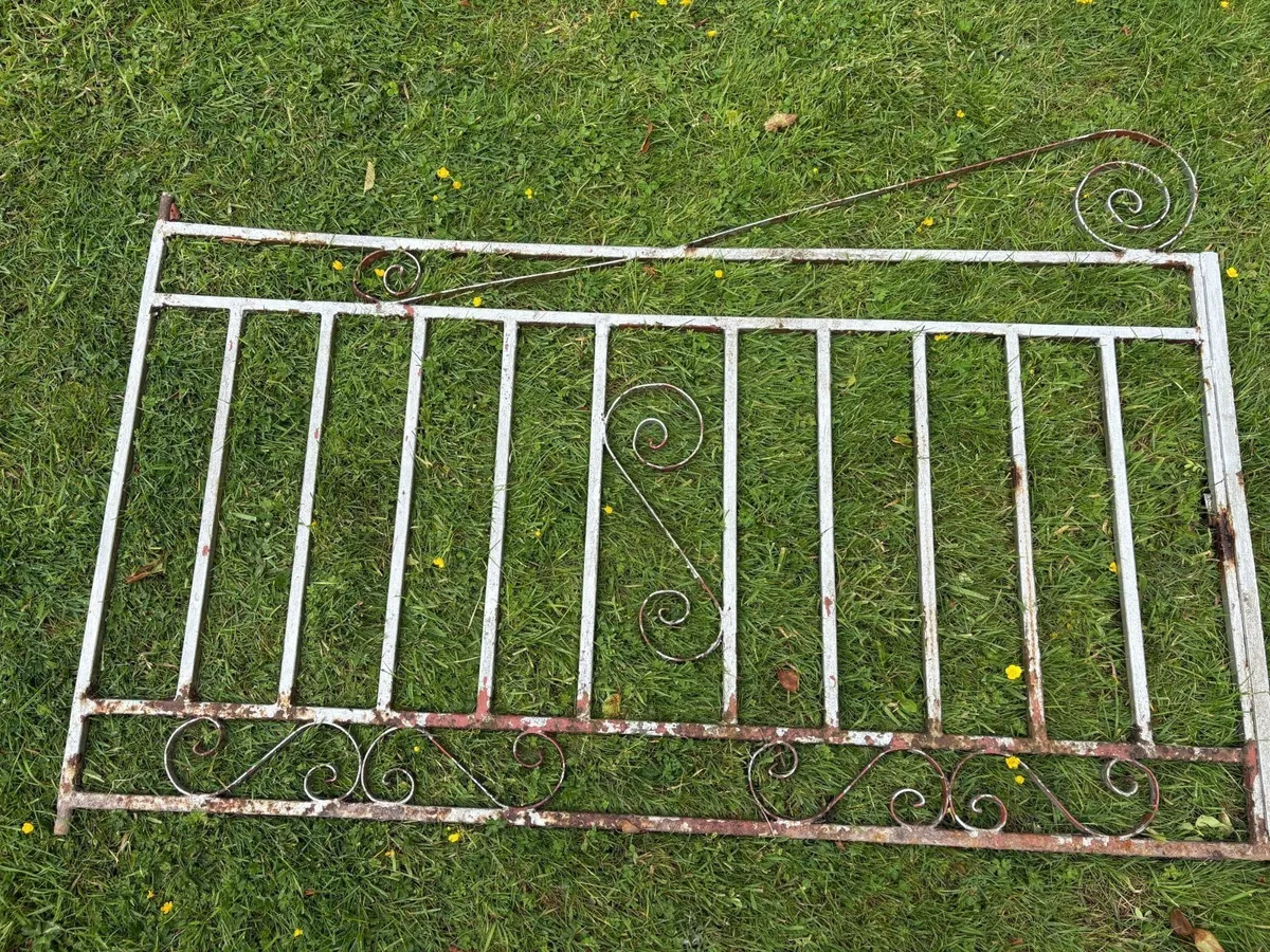 Metal garden gates x2 - Image 1