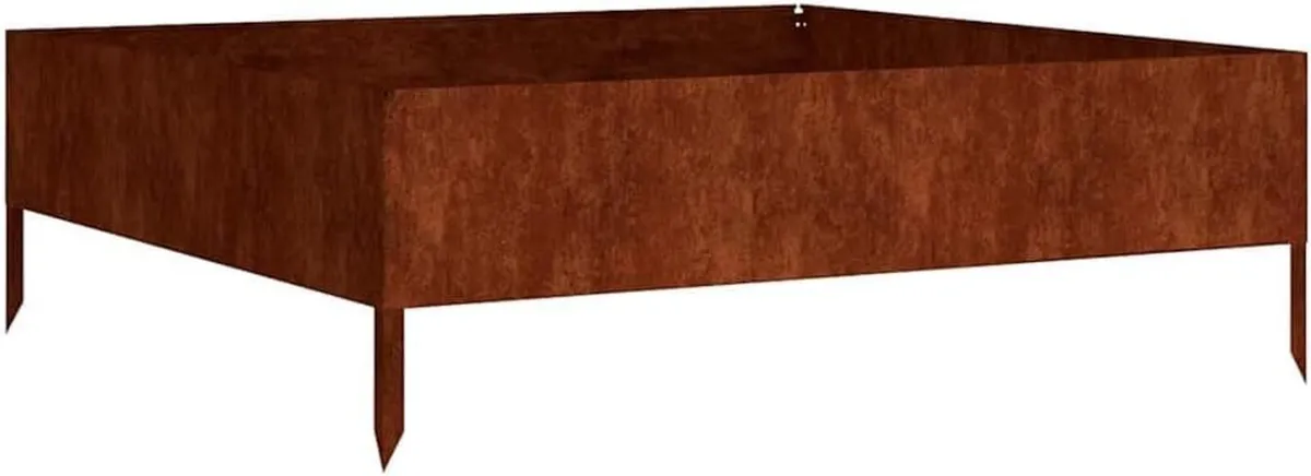 Raised Garden Bed 100 x 100 x 33.5 cm Corten Steel - Image 4