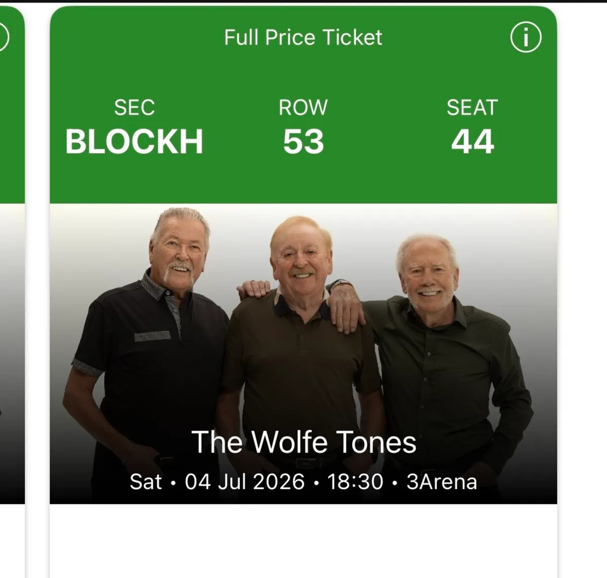 Wolfe tones tickets - Image 2