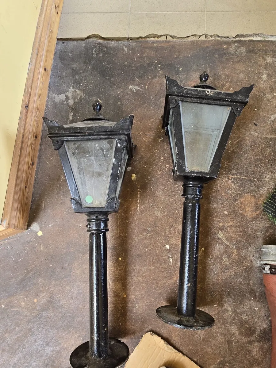 Victorian Style Cast Iron Lanterns