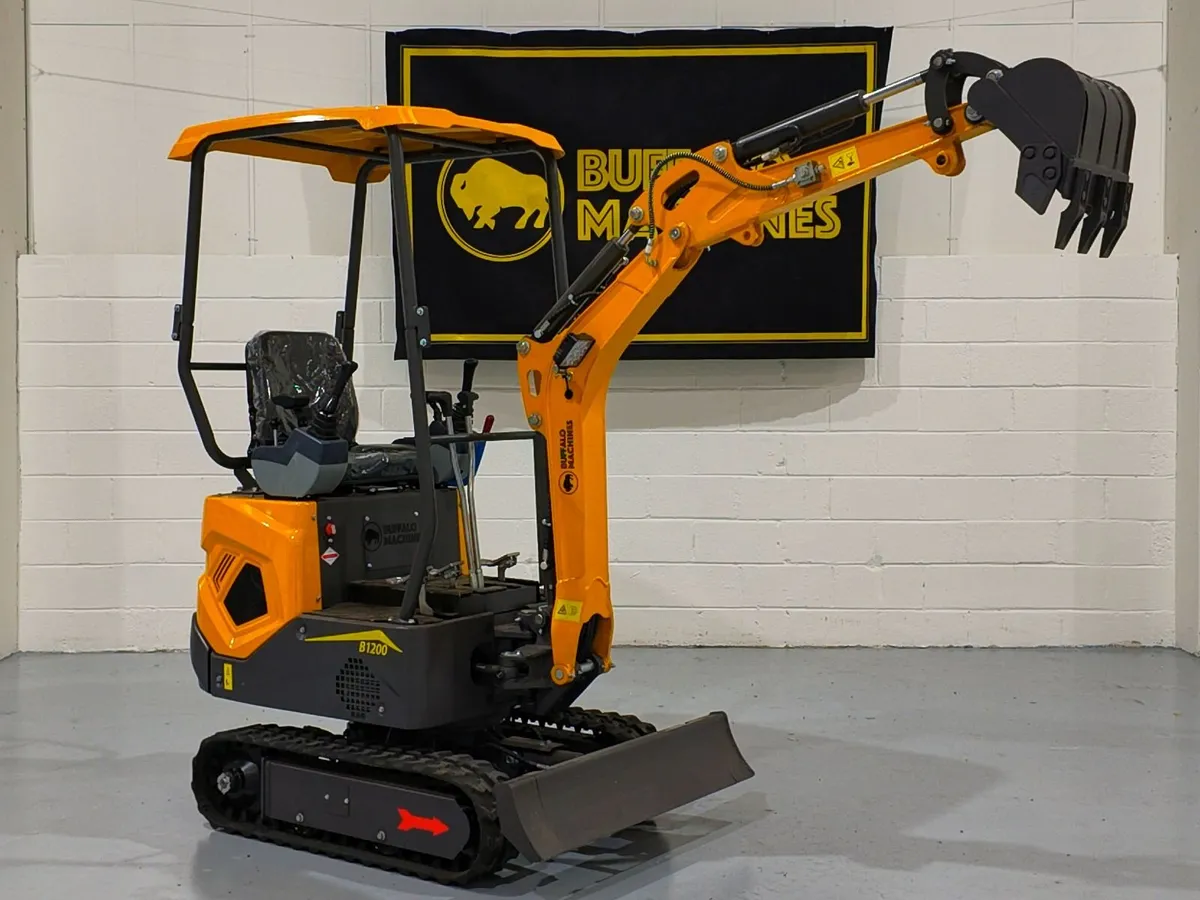 Buffalo Machines B1200 Mini Digger Excavator - Image 3