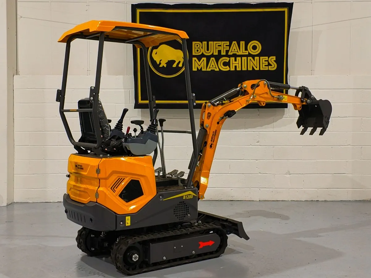 Buffalo Machines B1200 Mini Digger Excavator - Image 4