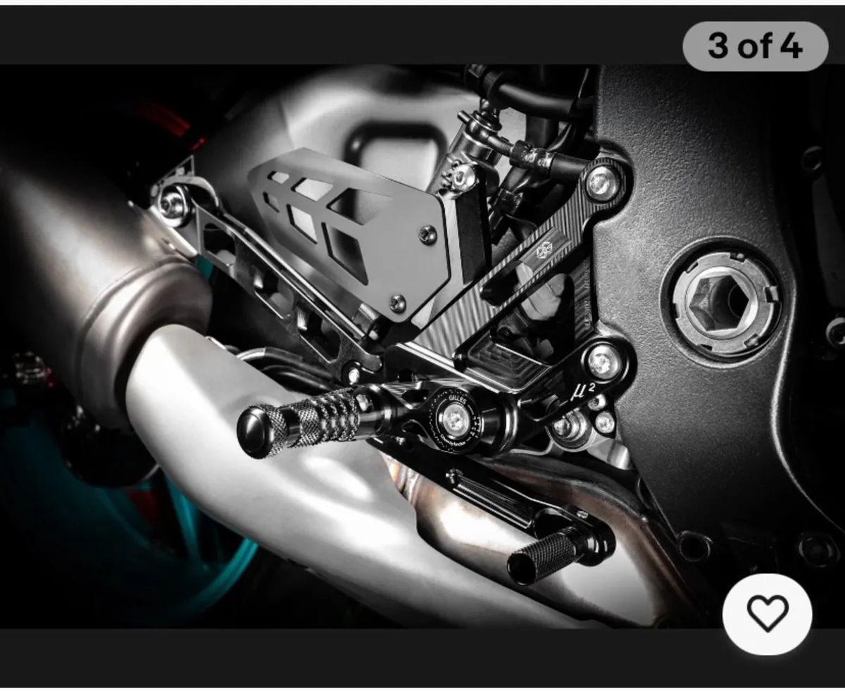 Gilles  mt 10 /m1 rear sets levers - Image 1
