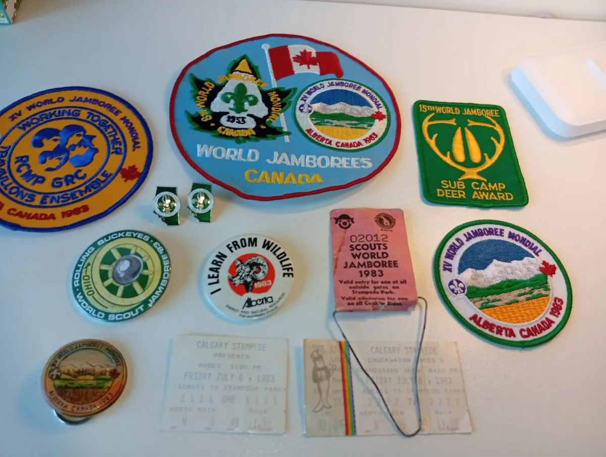 Vintage XV World Scout Jamboree Alberta Canada - Image 1