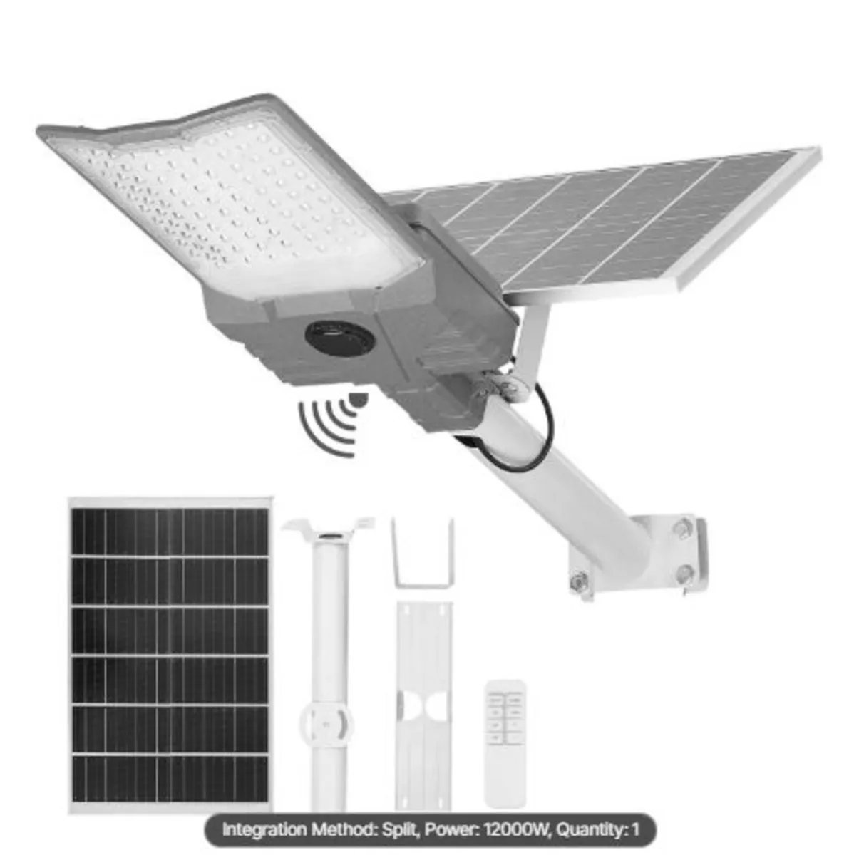 12000W Solar Street Light Outdoor, 900000LM, High - Image 1