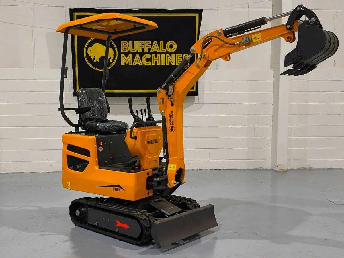 Buffalo Machines B1000 Mini Digger Excavator - Image 4