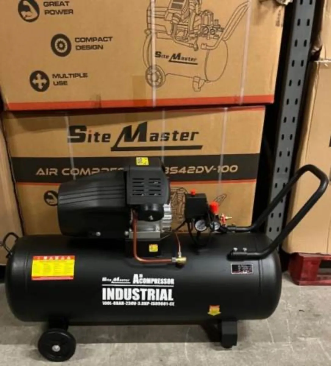 BRAND NEW 100l INDUSTRIAL AIR COMPRESSOR