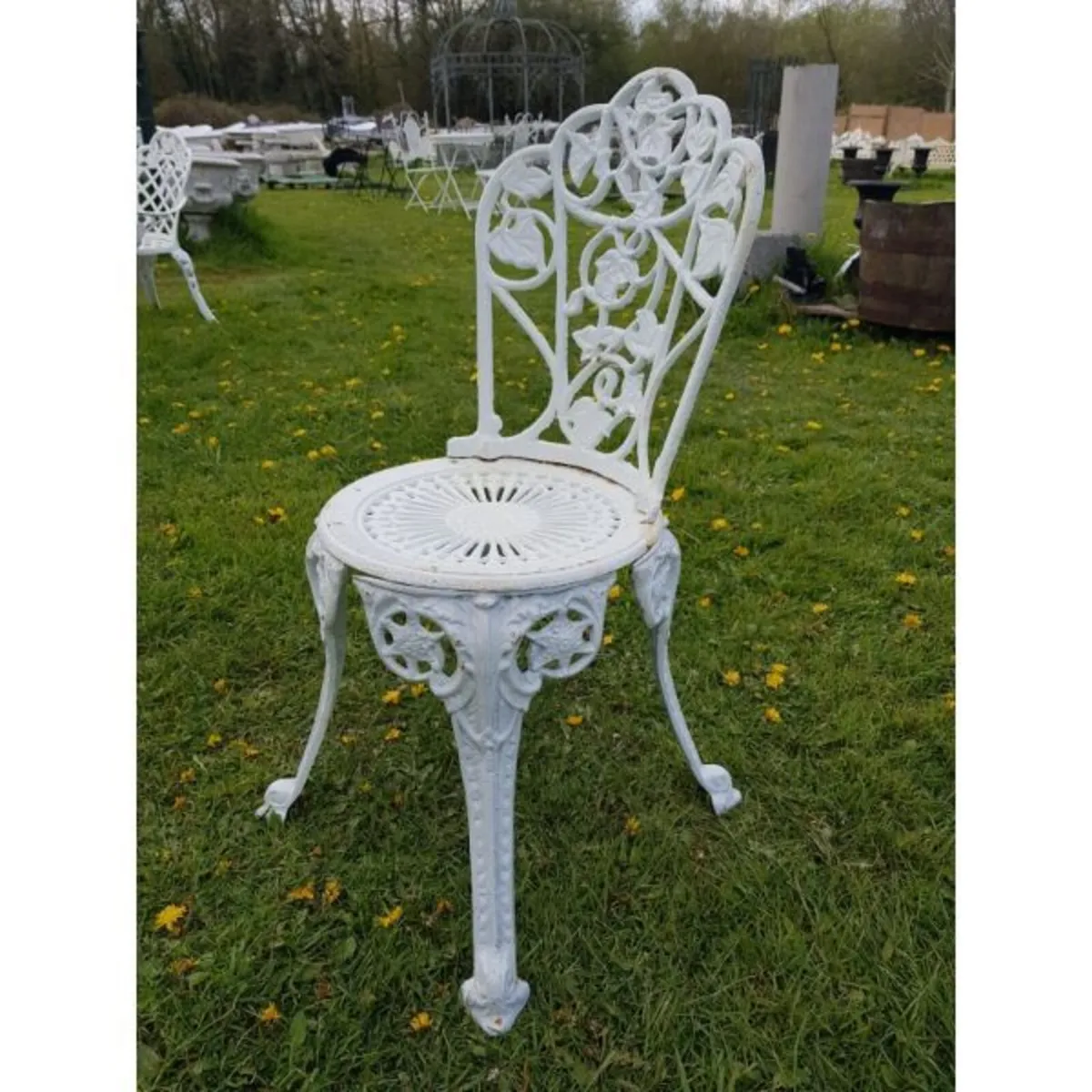 Cast Iron Chair – Ornate – Style N - Image 2
