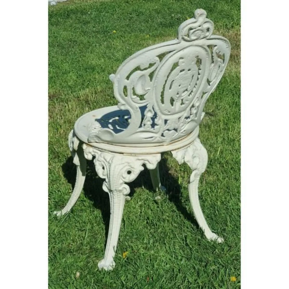 Cast Iron Chair Ornate CH-R-703B - Image 1