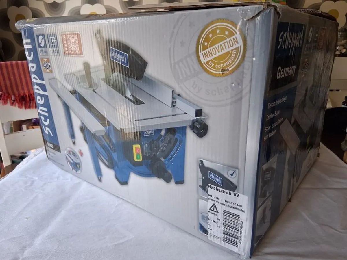 Table saw - Scheppach HS80 210mm, 1200W - 230V - Image 1