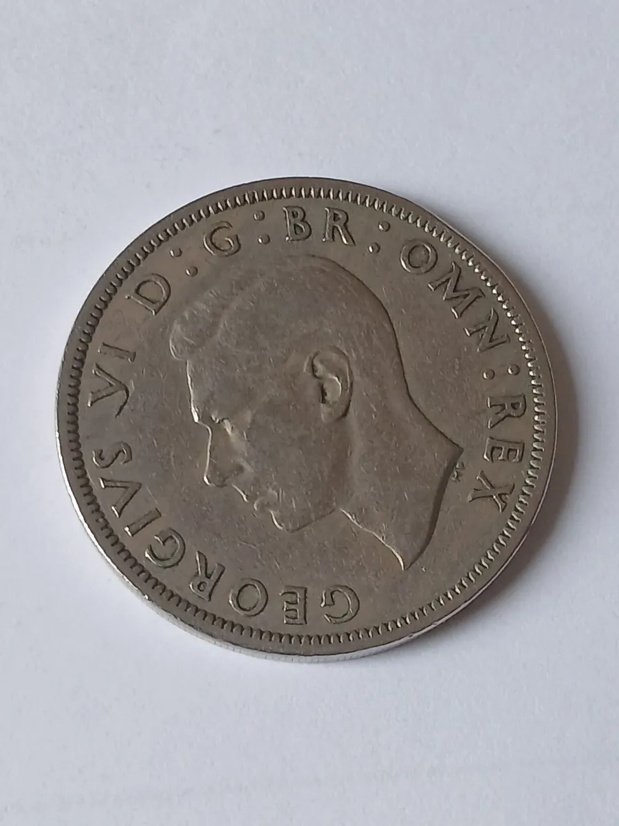 1950 british half crown - Image 3