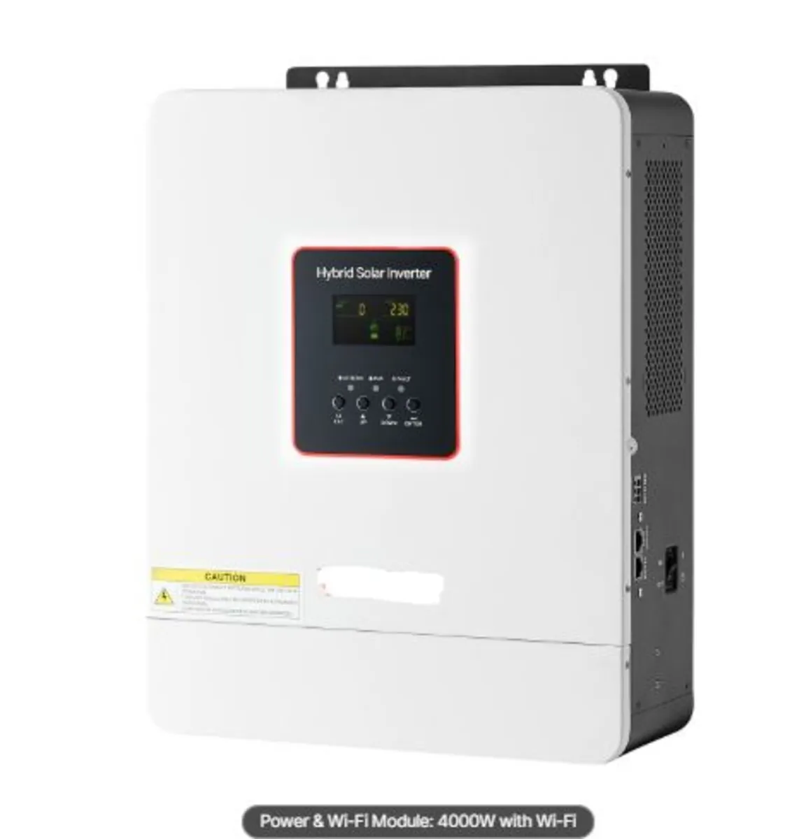 4000W Hybrid Solar Inverter, 24V DC to 230V AC, - Image 1