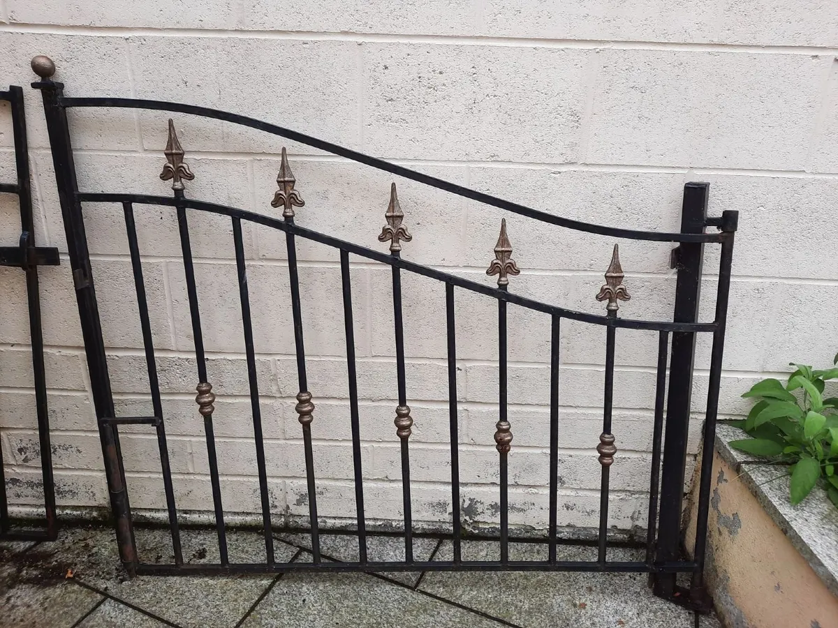 Decorative Wrought Iron Driveway Gates - Image 3