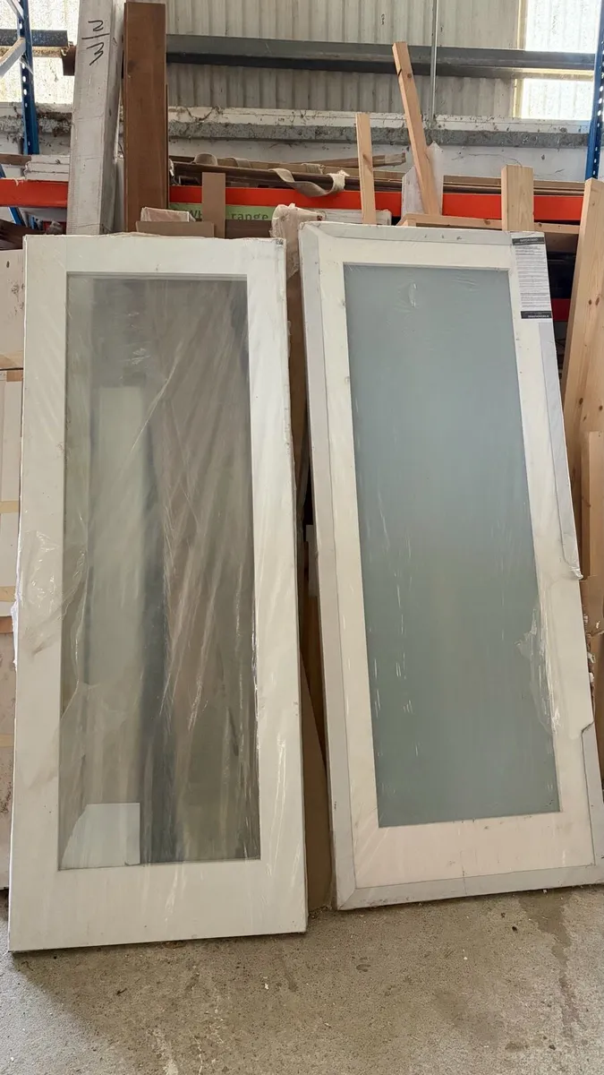 White Primed Shaker Doors - Image 3