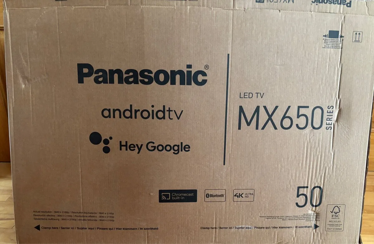 Panasonic 50” 4K Ultra HD Android Smart TV - Image 1