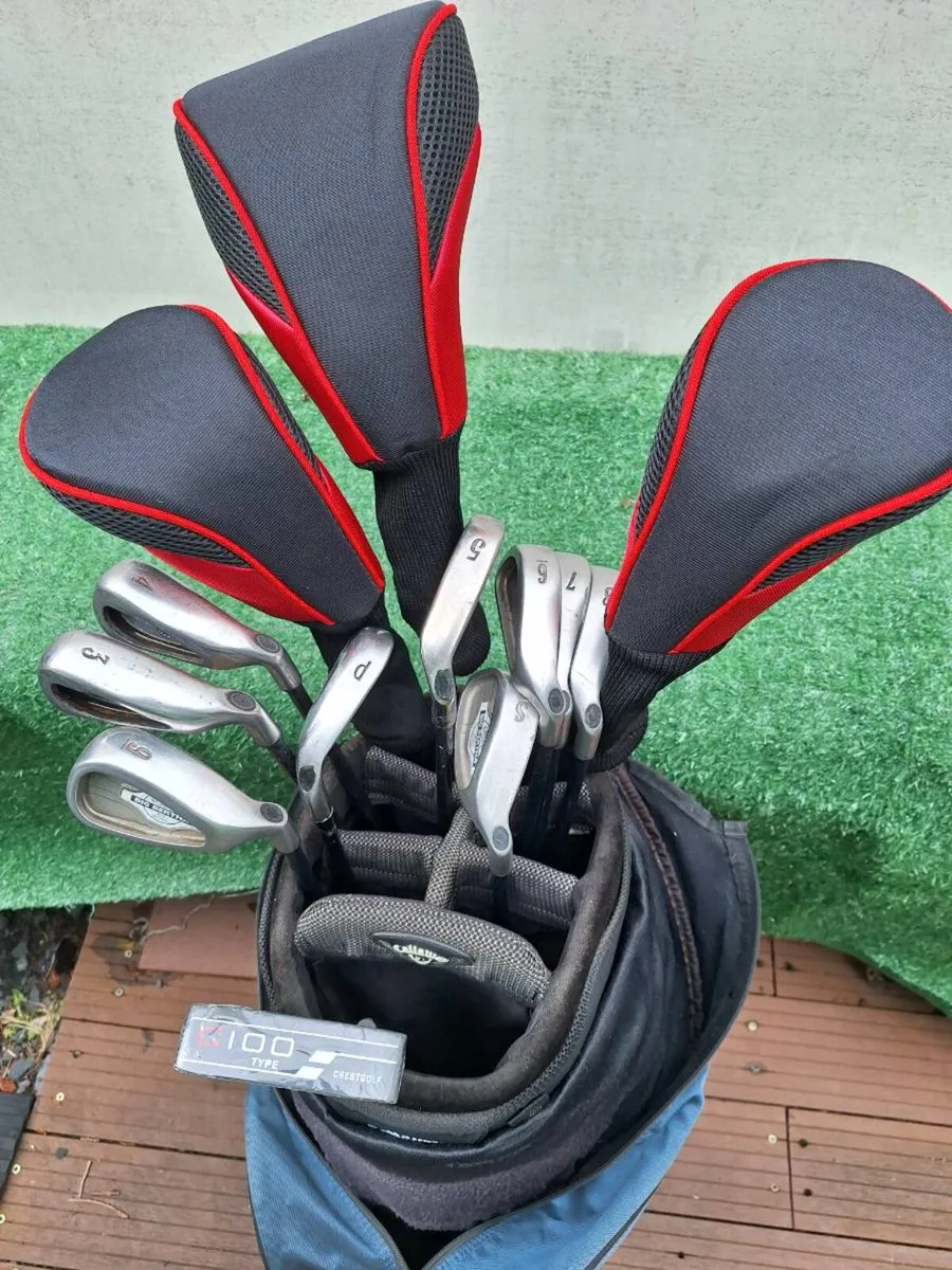 Golf clubs. Callaway, full set and bag - Image 1