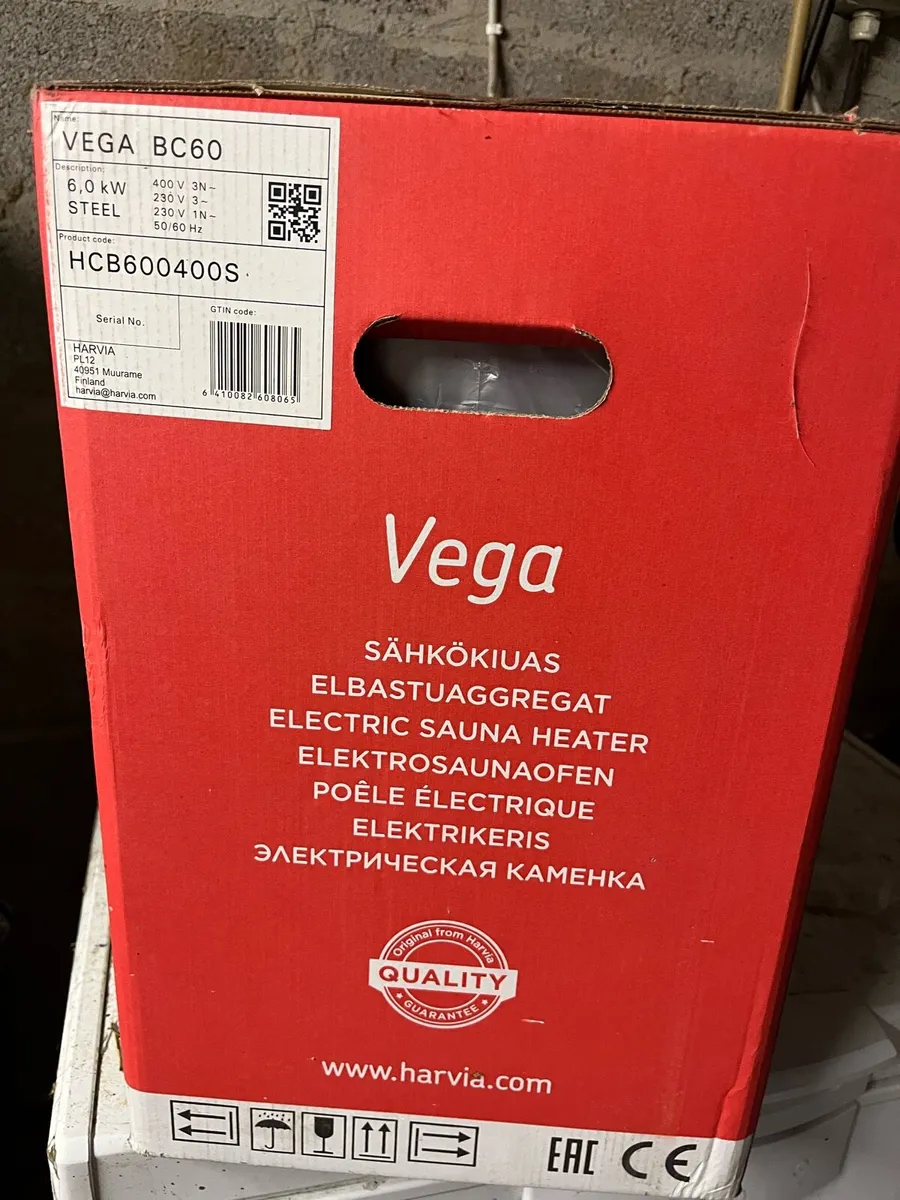 Harvia Vega 6kw Sauna Heater with Stones - Image 2