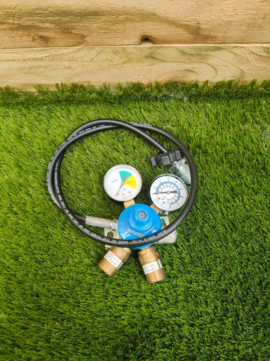 Beer mix gas regulator