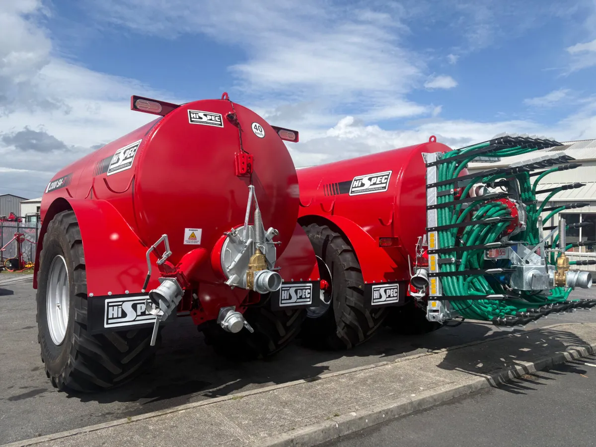 New Hi-Spec Slurry Tankers in Stock - Image 1