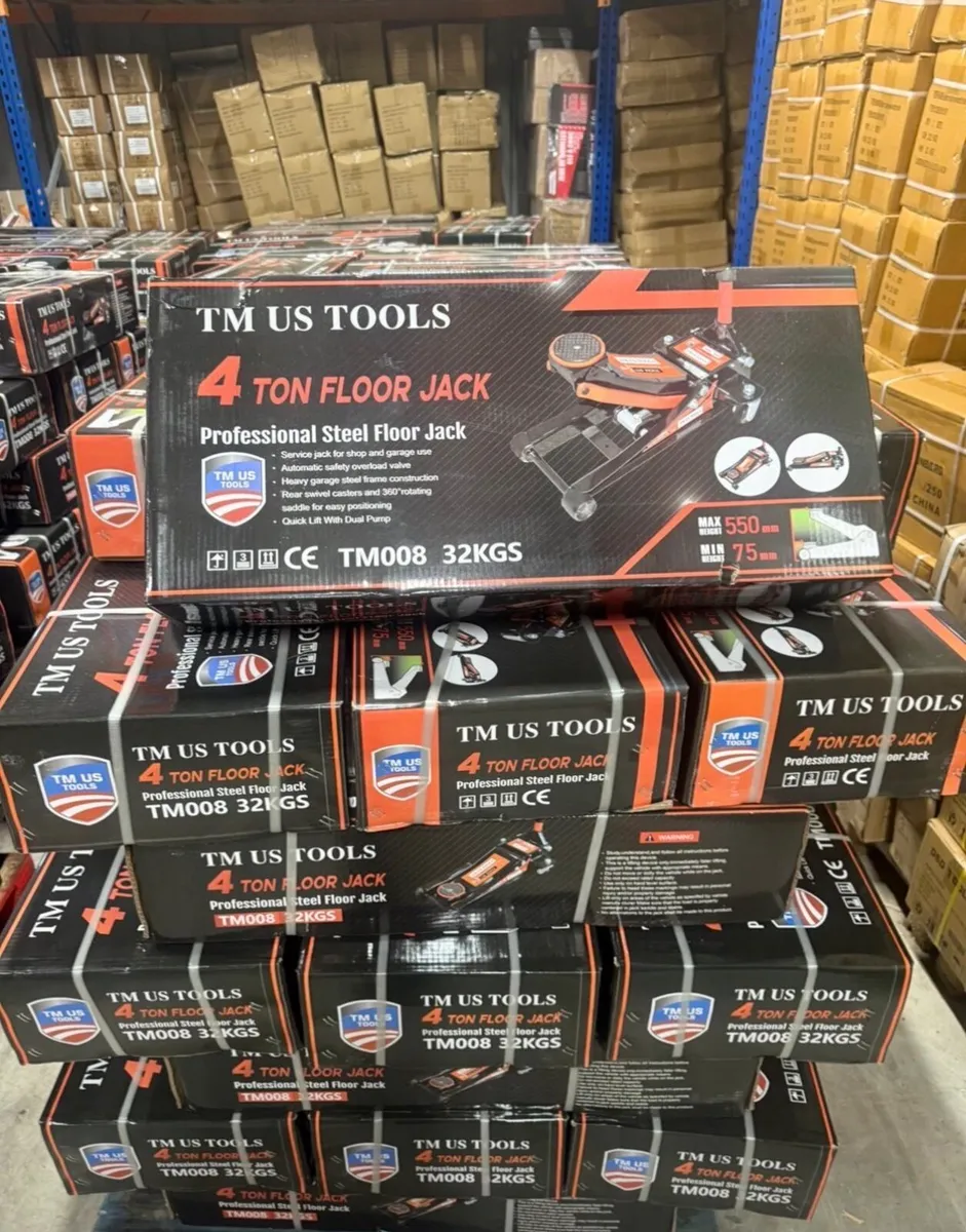 BRAND NEW 4ton LOW PROFILE TROLLEY JACKS - Image 1