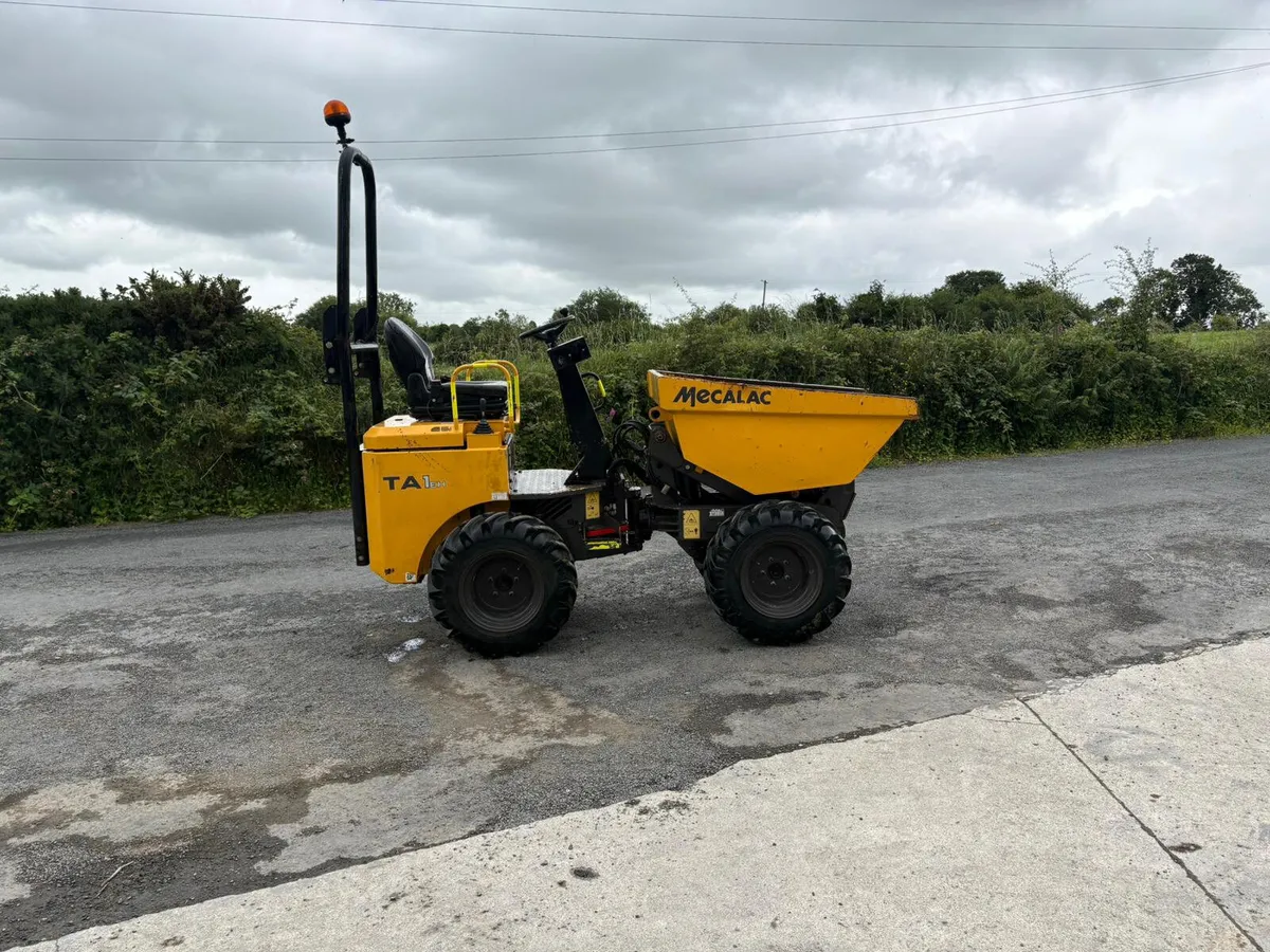 2018 Terex 1 tonne dumper - Image 3