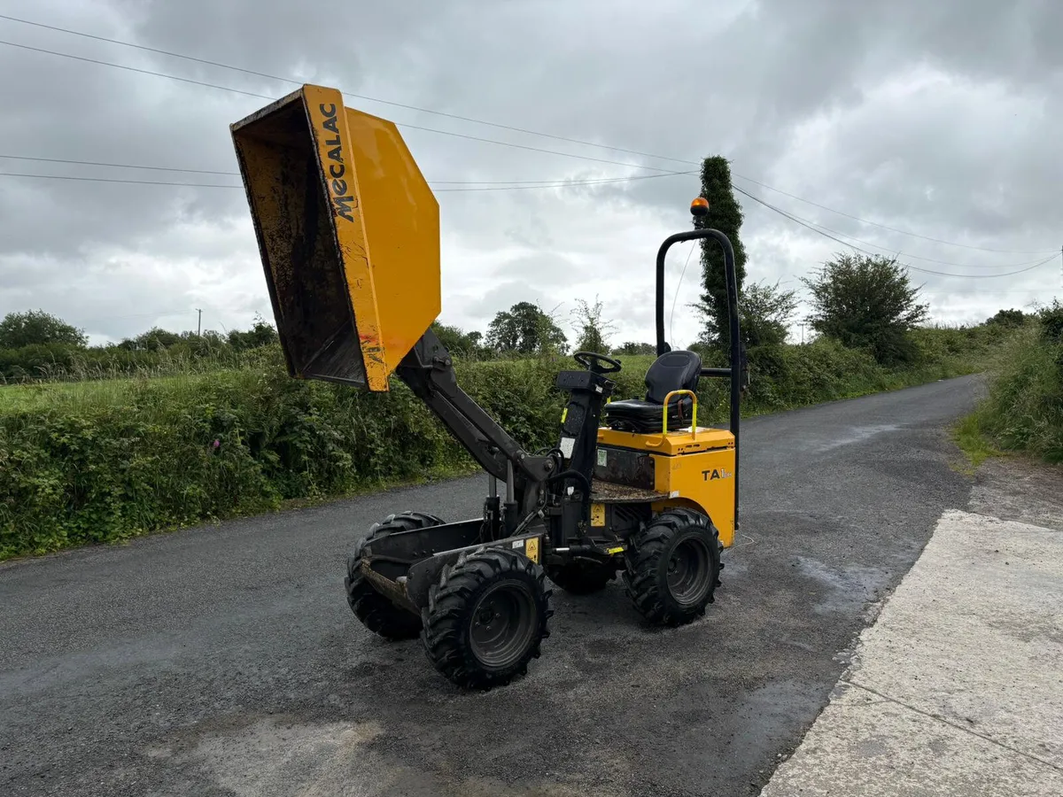 2018 Terex 1 tonne dumper - Image 4