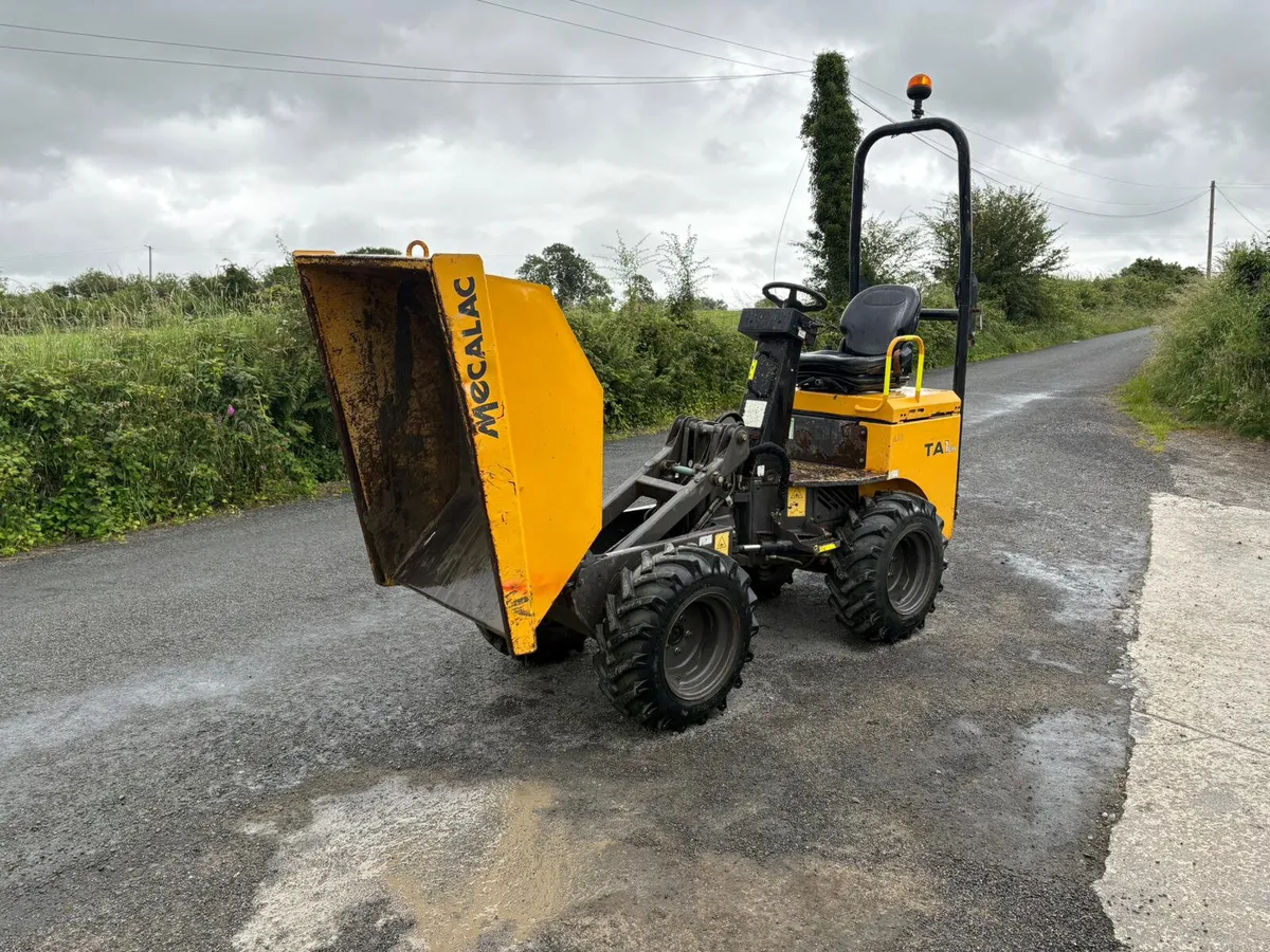 2018 Terex 1 tonne dumper - Image 2