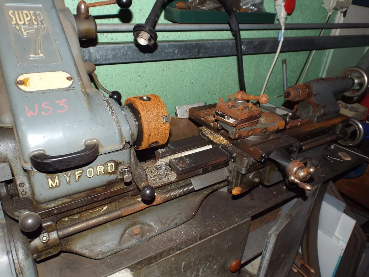 MYFORD SUPER 7. & TOOLING. - Image 3
