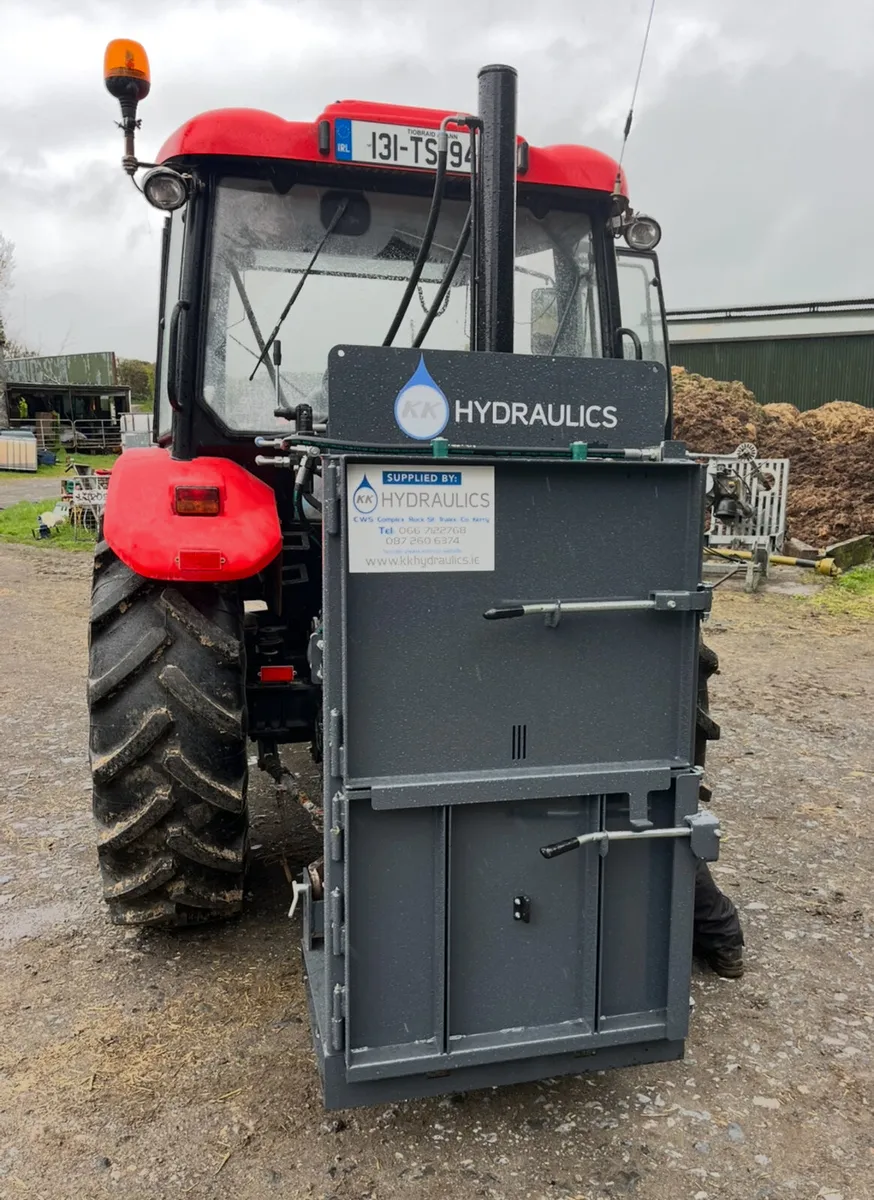 Farm plastic baler compactor - Image 1