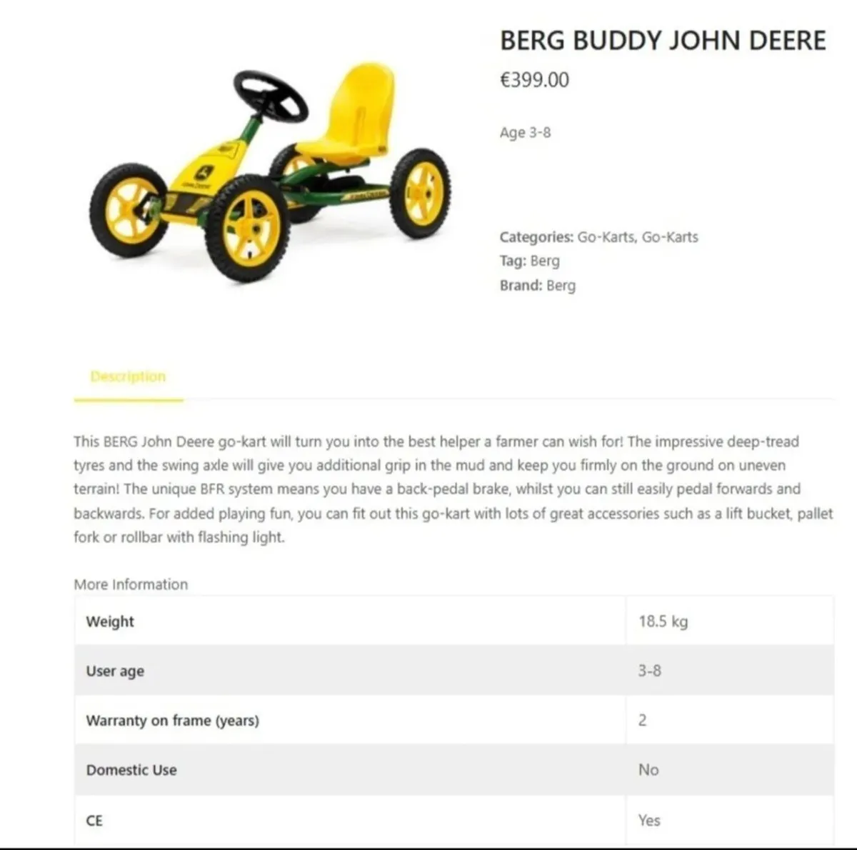 BERG go karts - Image 1