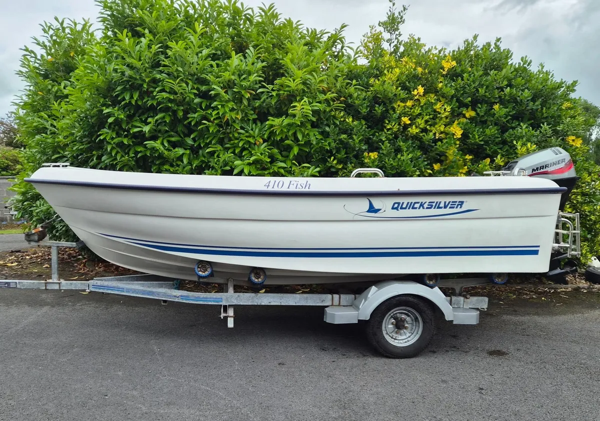 15ft  Quicksilver Boat As New - Image 2