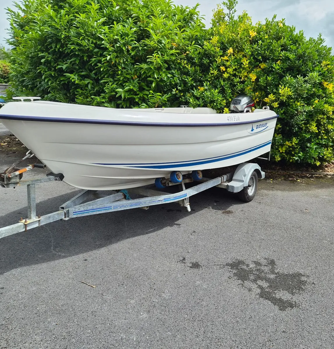 15ft  Quicksilver Boat As New - Image 1