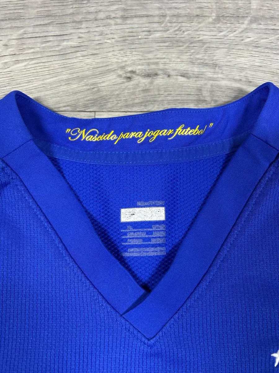 Vintage 2008 Nike Brazil Away Jersey Shirt Mens XL - Image 4