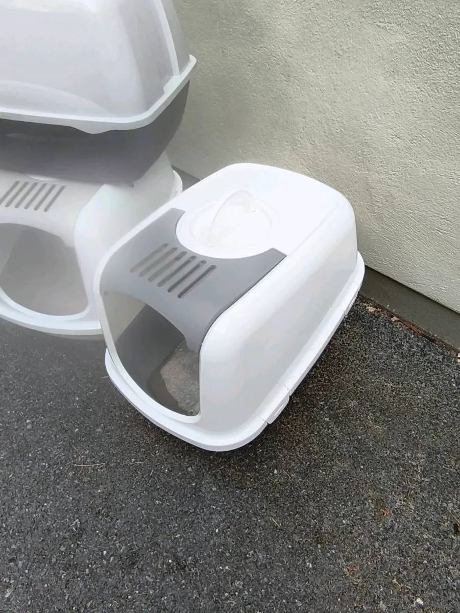 3,cat boxes, perfect for outdoor cats or litter - Image 4