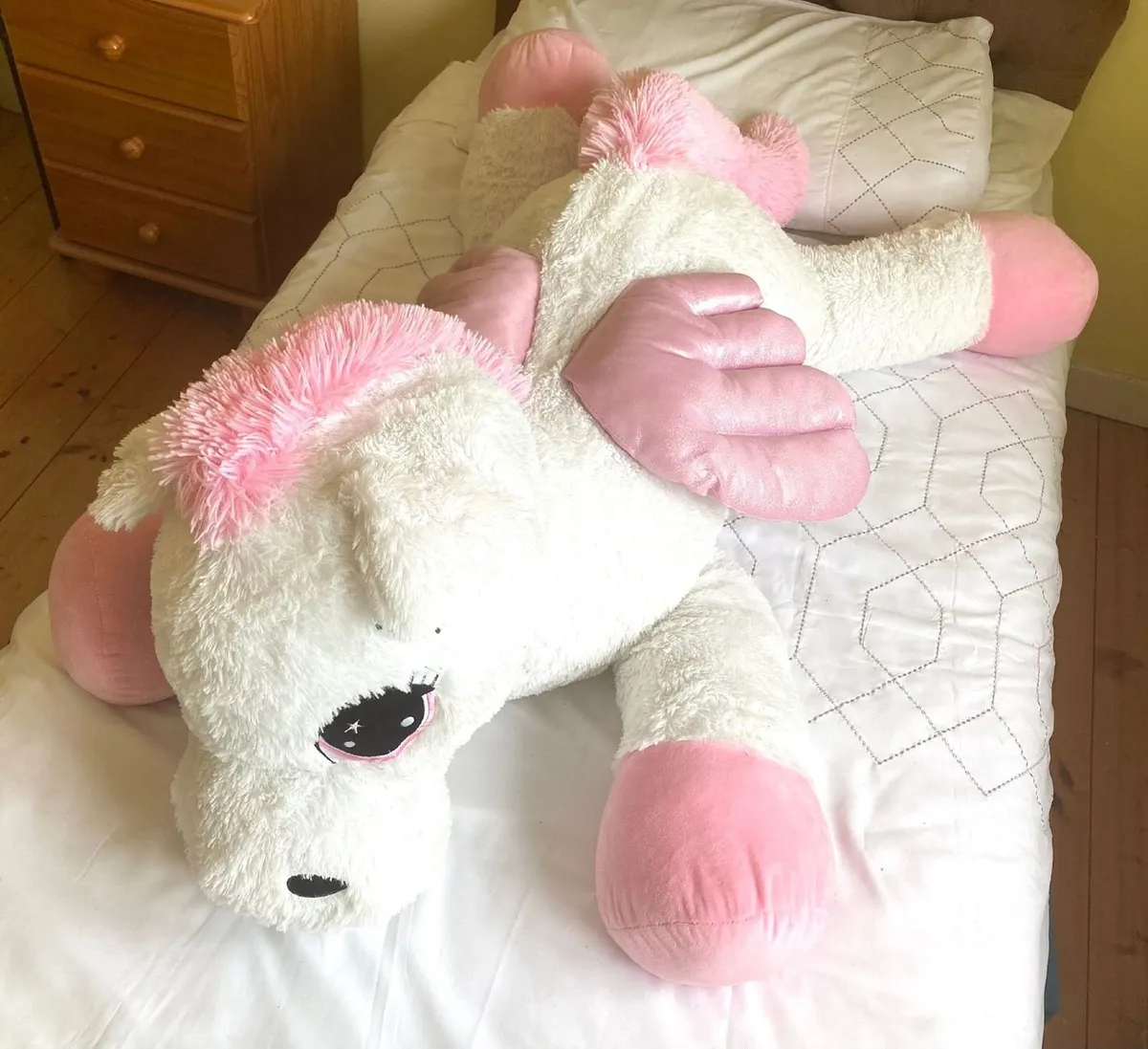 Extra Large Sparkly Unicorn Plush | Super Soft - Image 1