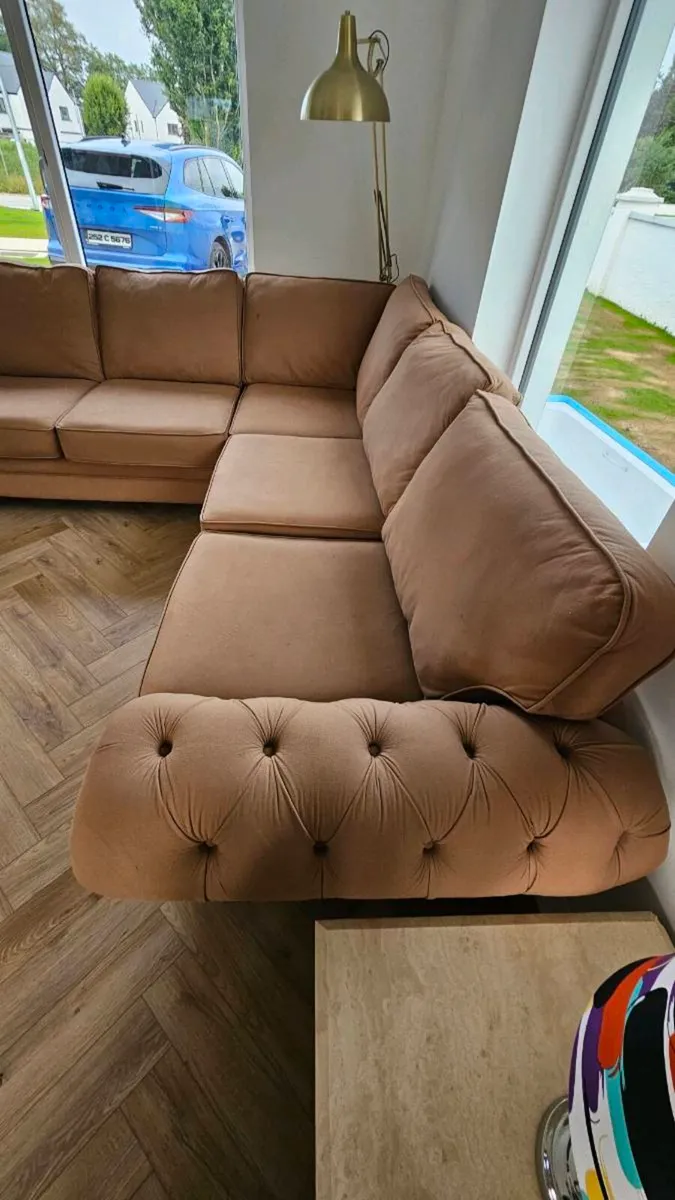 Fabric Corner Couch. - Image 2