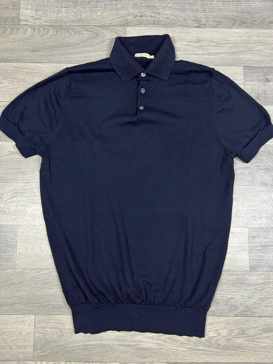Suitsupply Merino Wool Short Sleeve Jumper Mens S - Image 2