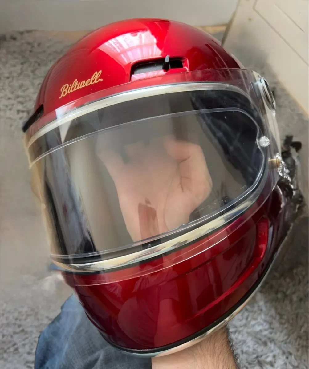 Biltwell Gringo SV Retro style motorcycle helmet - Image 2